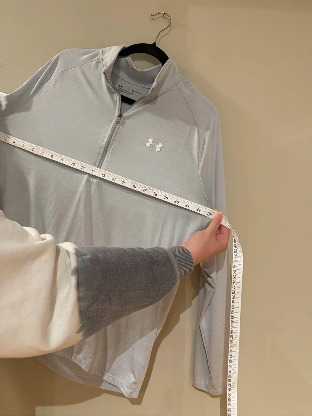 Under Armour Gray 1/2 Zip Long Sleeve